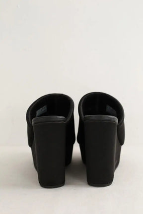 Mules Calvin Klein Noir en Cuir