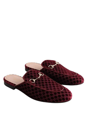 Mules Gucci Violet en Daim