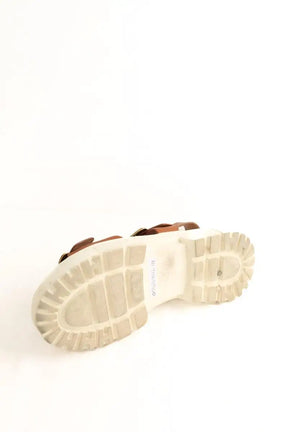 Mules Hogan Camel en Cuir