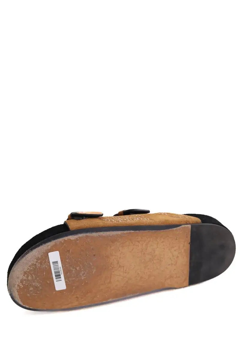 Mules Isabel Marant Camel en Daim