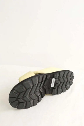 Mules Jil Sander Jaune en Cuir