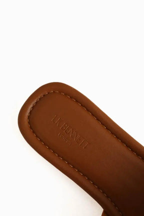 Mules LK Bennett Casper Camel en Cuir
