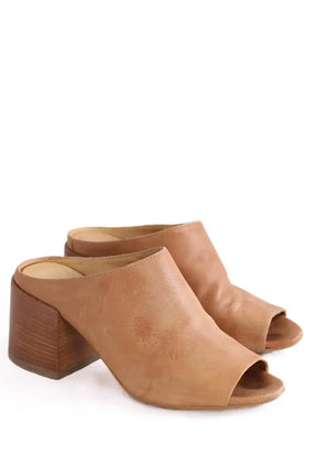 Mules Maison Martin Margiela Camel en Cuir