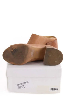 Mules Maison Martin Margiela Camel en Cuir