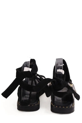 Mules Maje Noir en Cuir