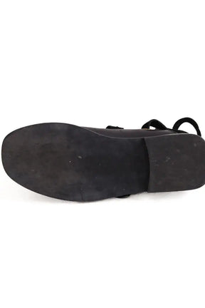 Mules Maje Noir en Cuir