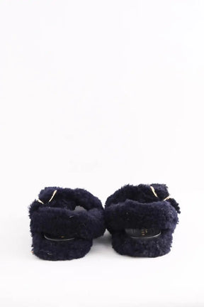Mules Marni Marine en Tissu