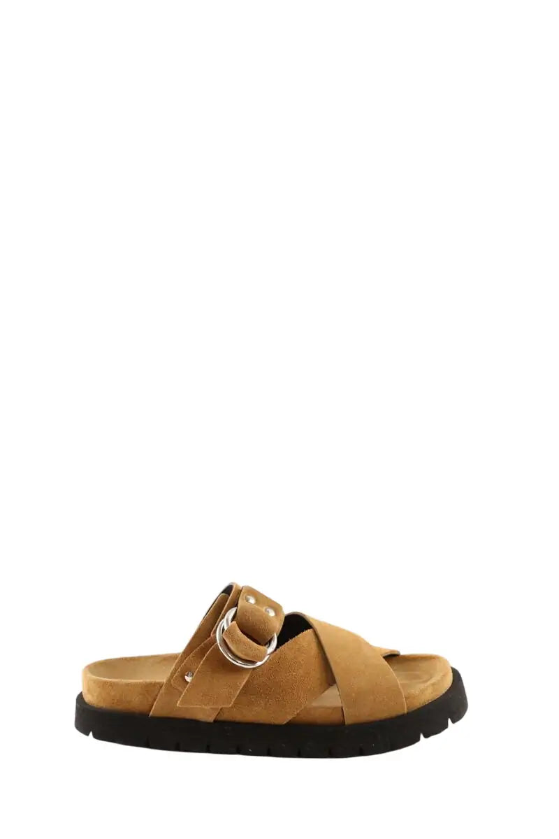 Mules Pierre Hardy Camel en Daim, taille 37 - Seconde Main