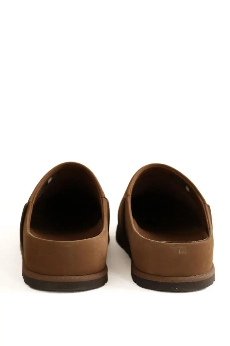 Mules Ugg Camel en Cuir