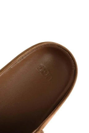 Mules Ugg Camel en Cuir