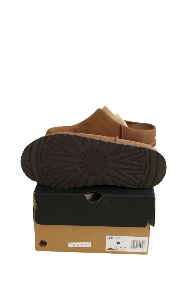 Mules Ugg Camel en Cuir