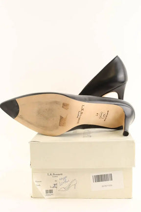 Talons LK Bennett Floret Noir en Cuir