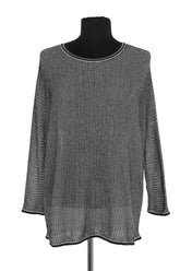 Pull Maje Anthracite en Coton, taille M - Seconde Main