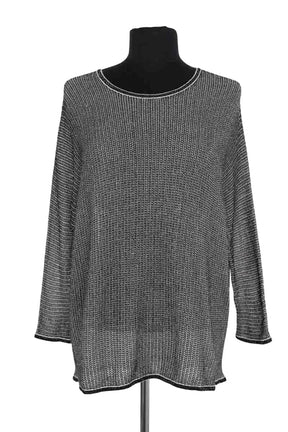 Pull Maje Anthracite en Coton, taille M - Seconde Main