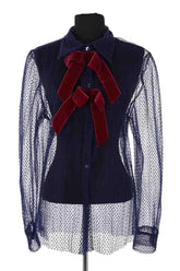 Chemise La Veste Bleu en Synthétique, taille L - Seconde Main