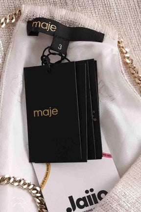 Top sans manche Maje Doré en Viscose