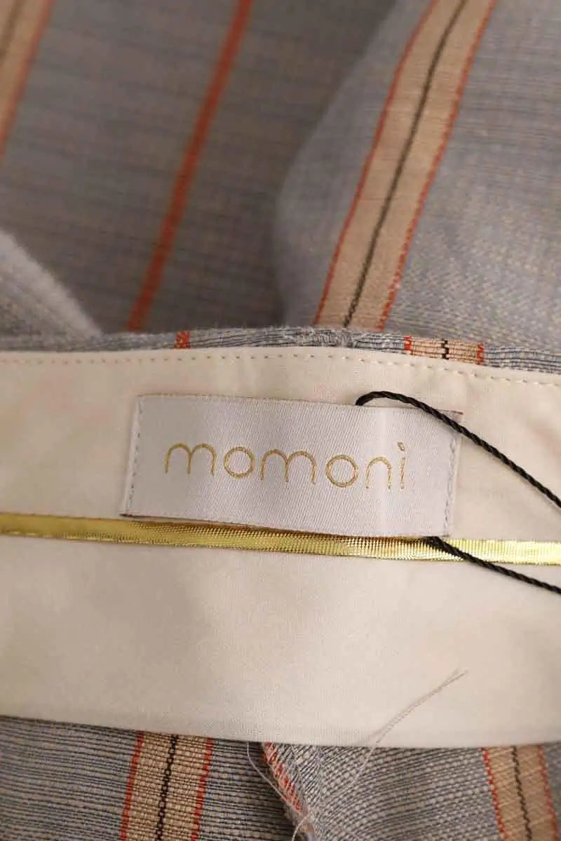 Pantalon large Momoni Gris en Viscose
