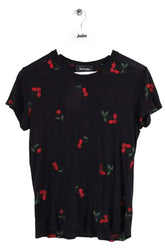 T-shirt The Kooples Noir en Viscose, taille S - Seconde Main