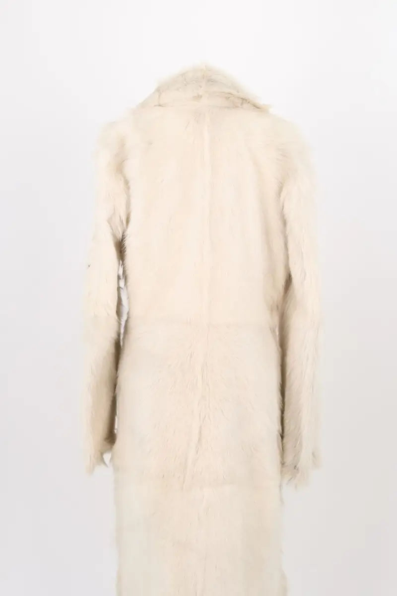 Manteau Other Brand Blanc en Fourrure