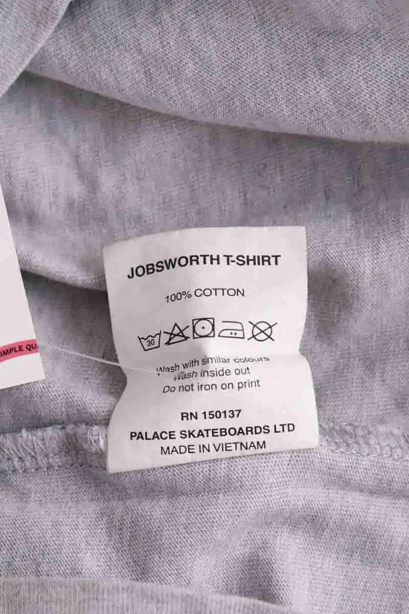 T-shirt PALACE Gris en Coton