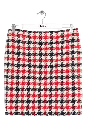 Jupe Agnès B. Rouge en Synthétique, taille XL - Seconde Main