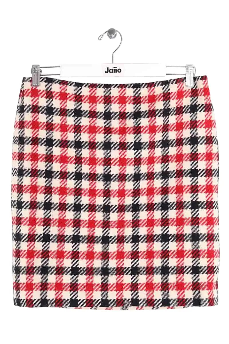 Jupe Agnès B. Rouge en Synthétique, taille XL - Seconde Main