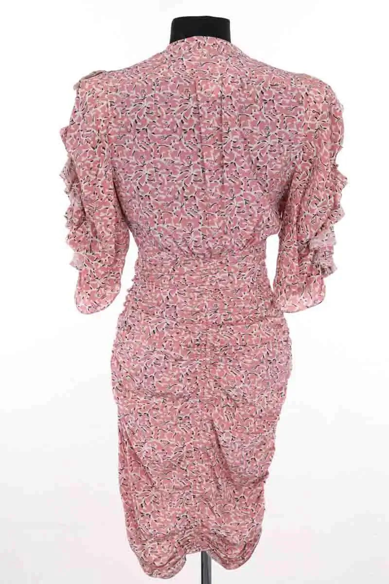Robe Isabel Marant Rose en Soie