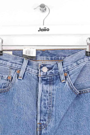 Jean droit Levi's 501 Bleu en Coton