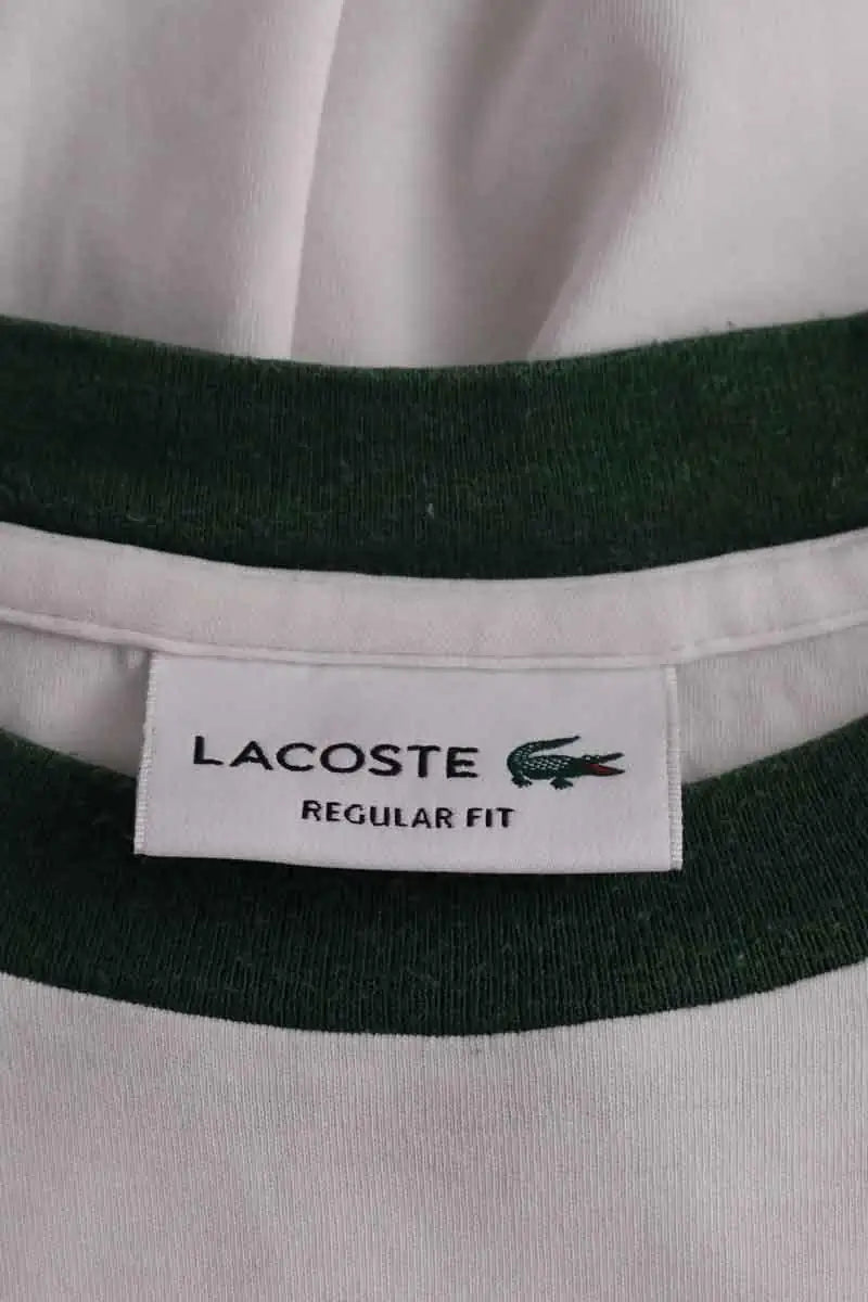 T-shirt Lacoste Blanc en Coton