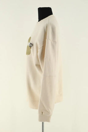 Sweatshirt Newtone Ecru en Coton