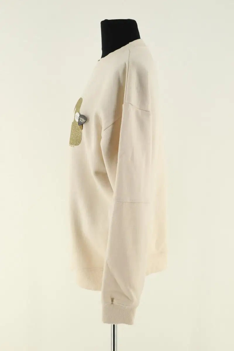Sweatshirt Newtone Ecru en Coton