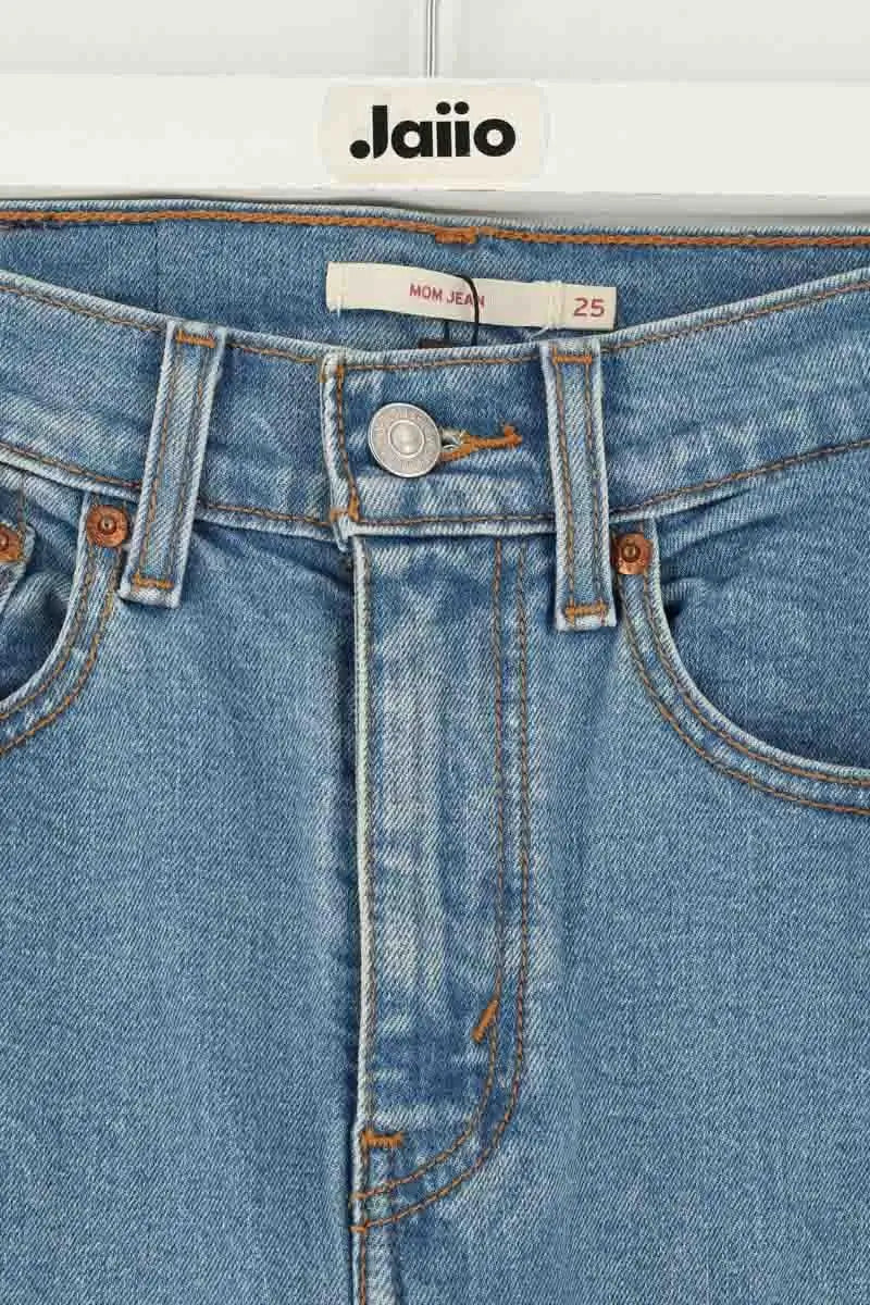 Jean droit Levi's Bleu en Coton