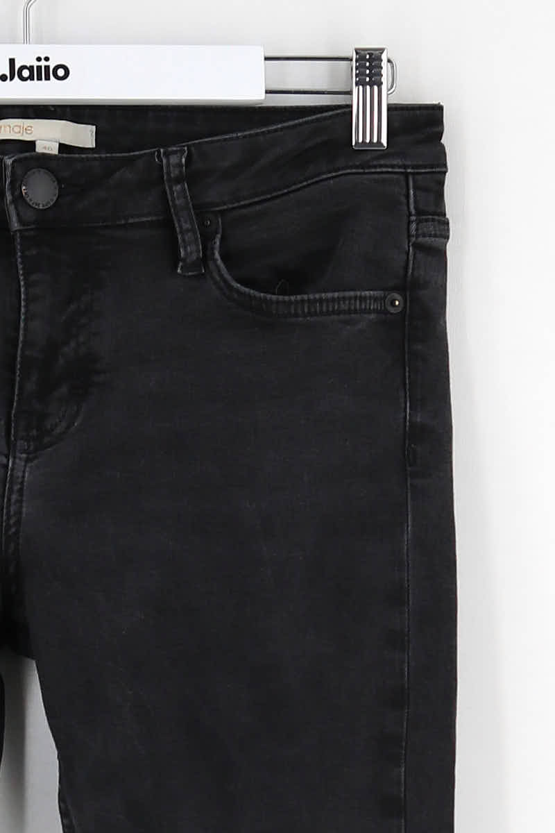 Jean slim Maje  Noir