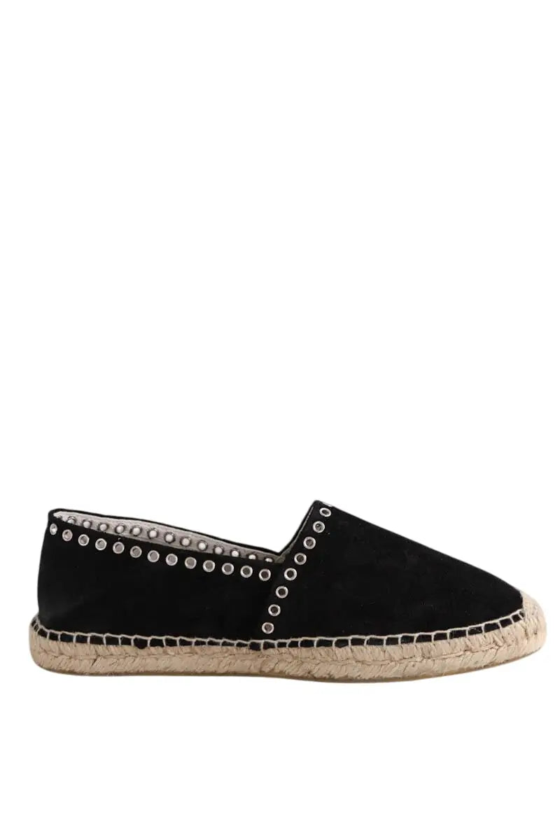 Espadrilles Isabel Marant Noir en Daim, taille 38 - Seconde Main