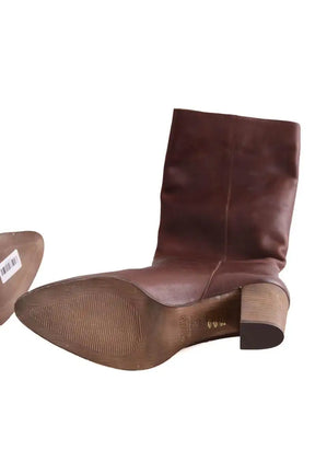 Bottes Sessun Marron en Cuir