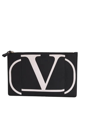 Pochette Valentino Noir en Cuir - Seconde Main