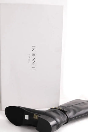 Bottes LK Bennett Stevie Noir en Cuir