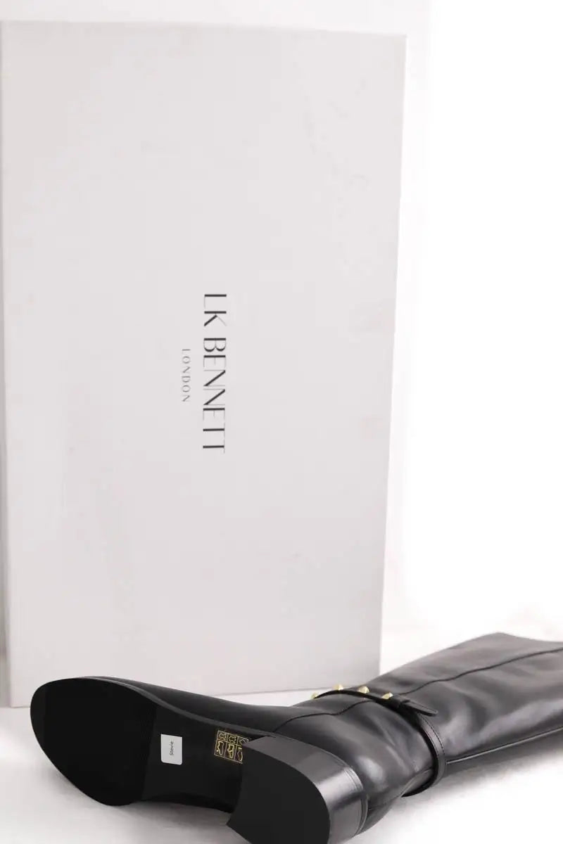 Bottes LK Bennett Stevie Noir en Cuir