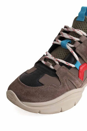 Baskets Isabel Marant Gris en Cuir