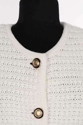 Cardigan Ba&Sh Ecru en Coton