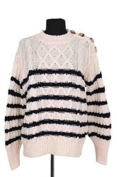 Pull Sézane Beige en Laine, taille S - Seconde Main