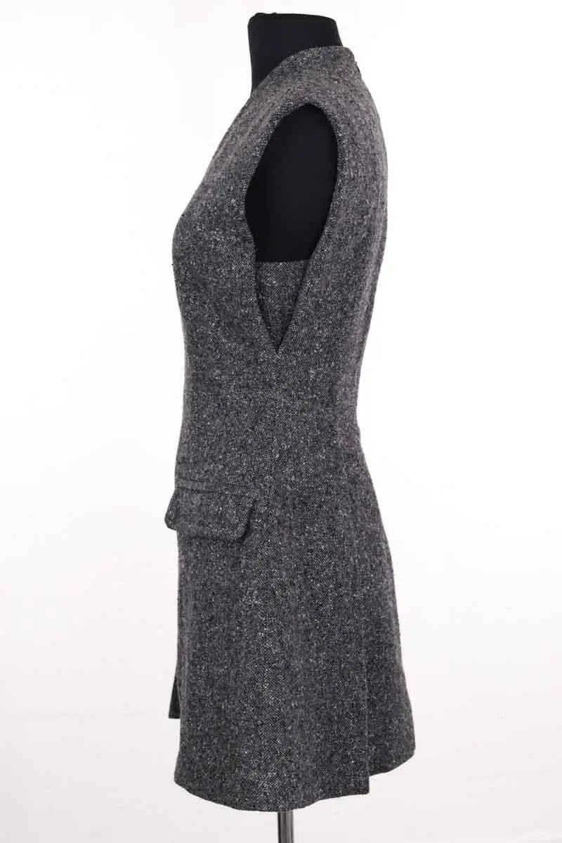 Robe Claudie Pierlot Gris en Laine