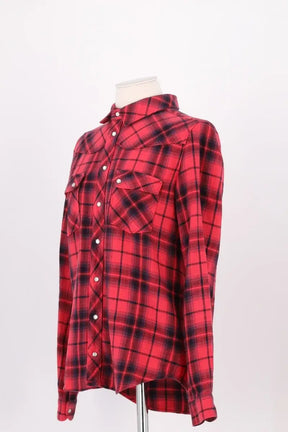 Chemise Ba&Sh Rouge en Coton