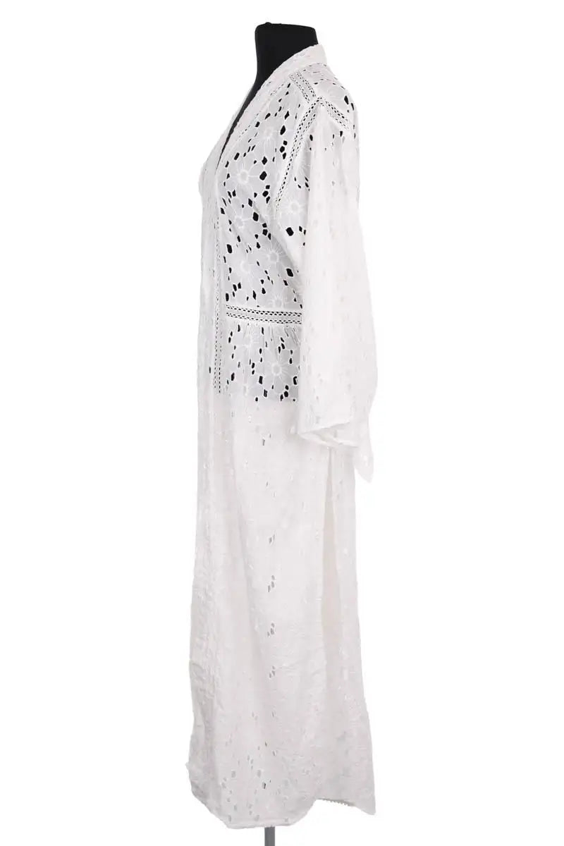 Kimono Mes Demoiselles Lilibet Blanc en Coton