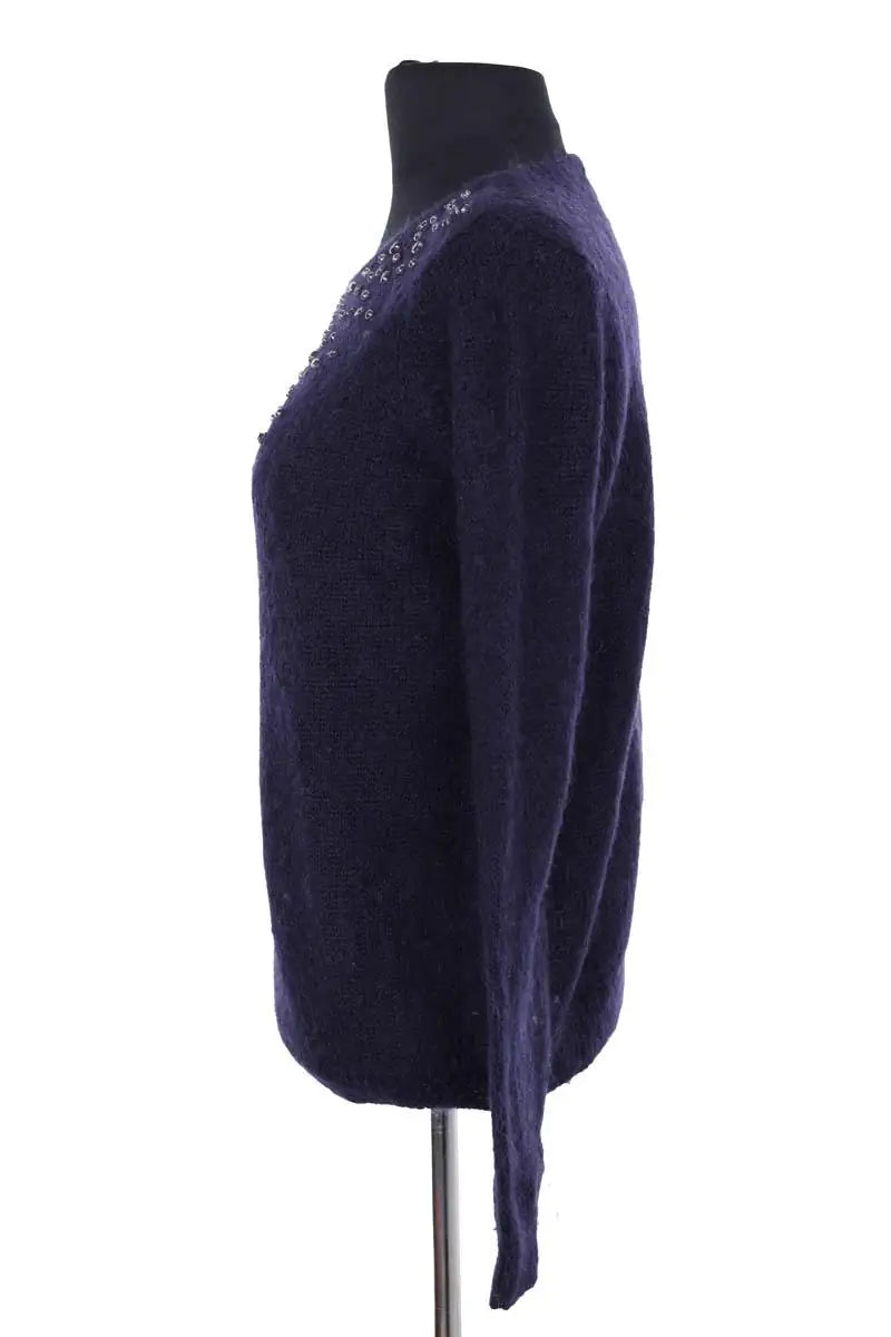 Pull Sézane Bleu en Synthétique