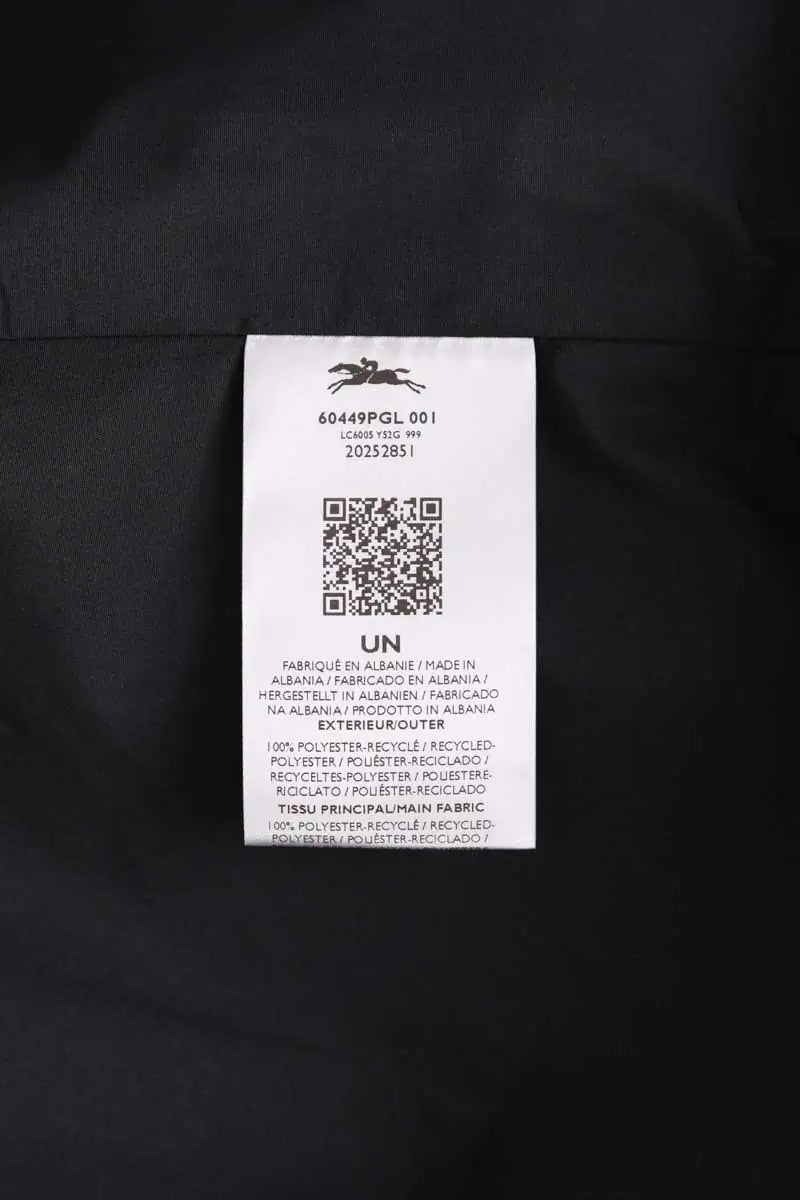 Veste Longchamp Veste Kimono Techno- Taffetas Noir en Synthétique