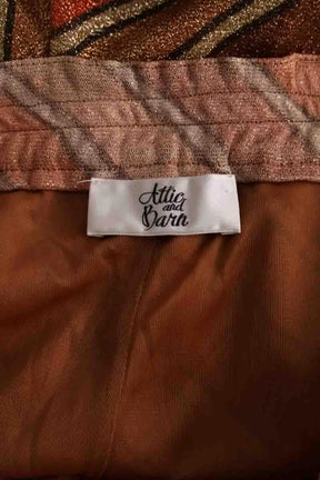 Pantalon Attic And Barn Marron en Synthétique