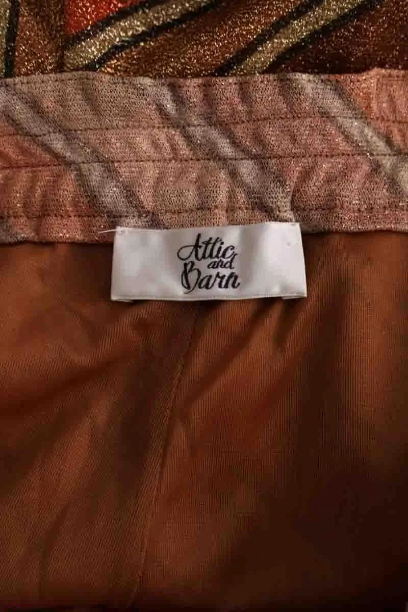 Pantalon Attic And Barn Marron en Synthétique