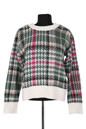 Pull Tommy Hilfiger Vert en Coton, taille XS - Seconde Main