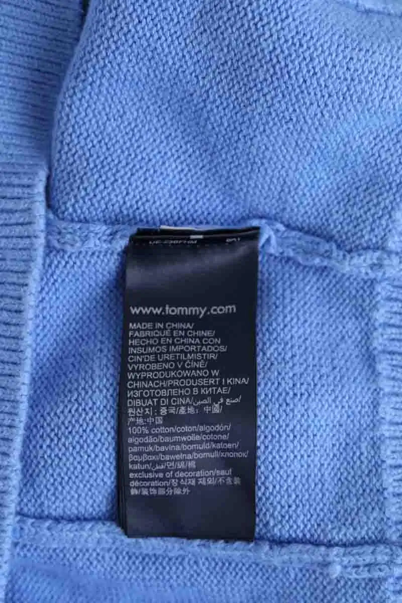 Pull Tommy Hilfiger Bleu en Laine